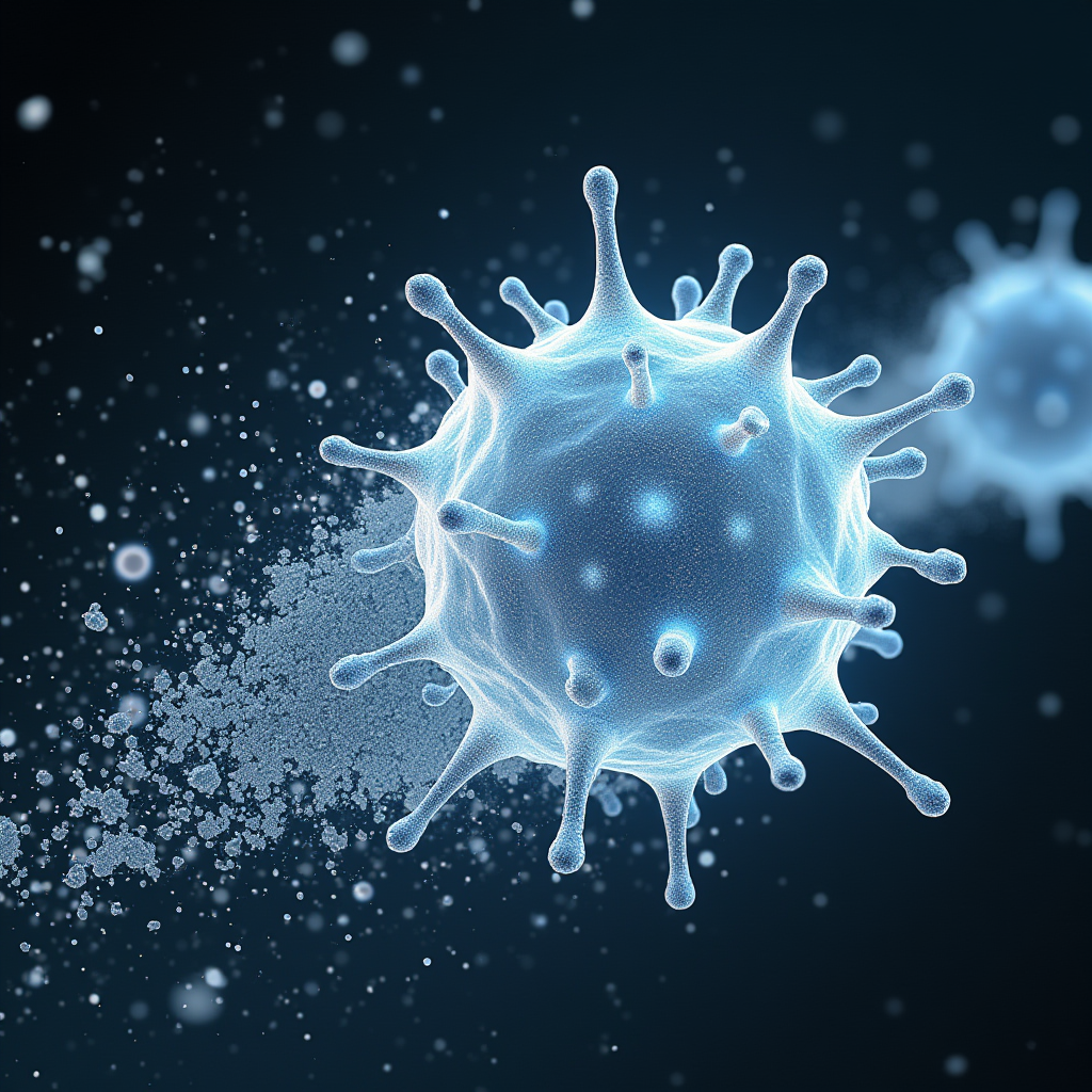 JPpibo塩系クリーナーの分子レベルでの作用メカニズムを示す科学的イラスト。塩の結晶構造が汚れの分子に浸透し、化学結合を分解する過程を、古代エジプトの幾何学模様とサイバーパンクのデジタルエフェクトで視覚化